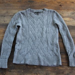 Grey Woven Banana Republic Sweater